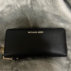 Michael Kors Black Leather Wallet